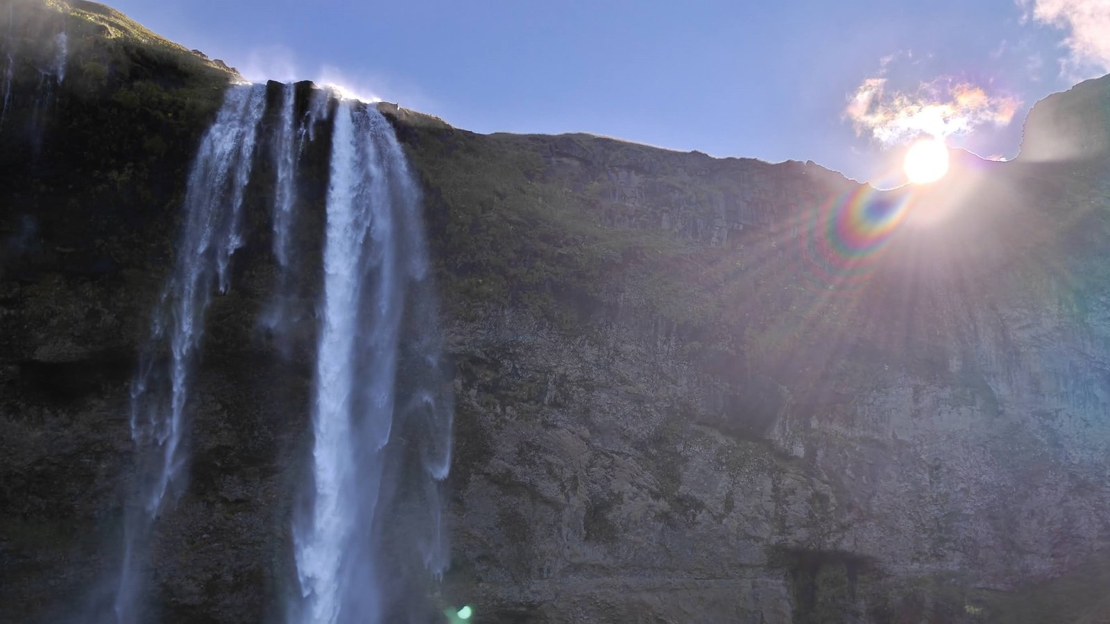 Icelandic Waterfall inspiration for Suspension Necklace No. 2