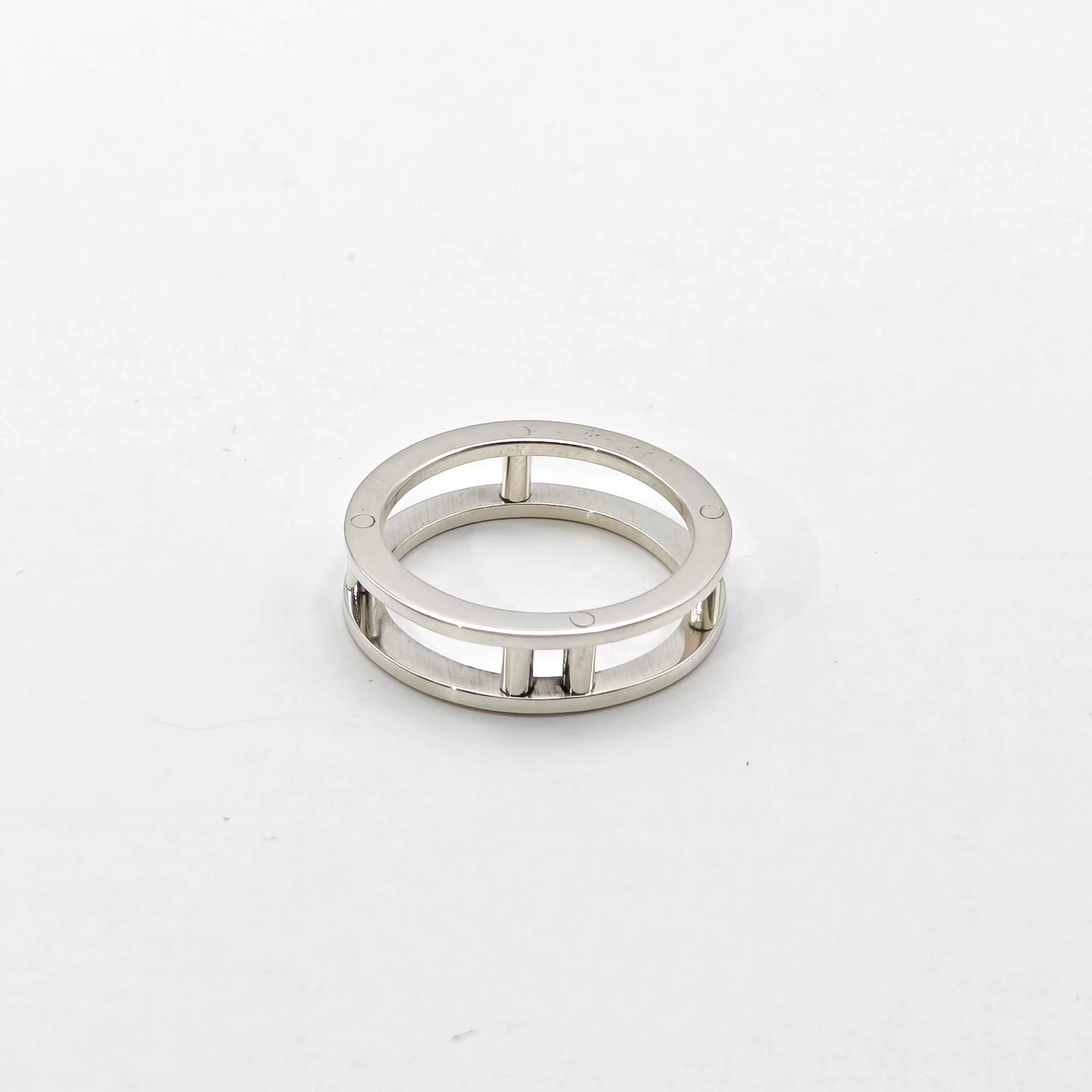 Silver Suspension Void Ring