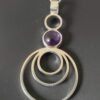 Silver Cirkels met Amethist
